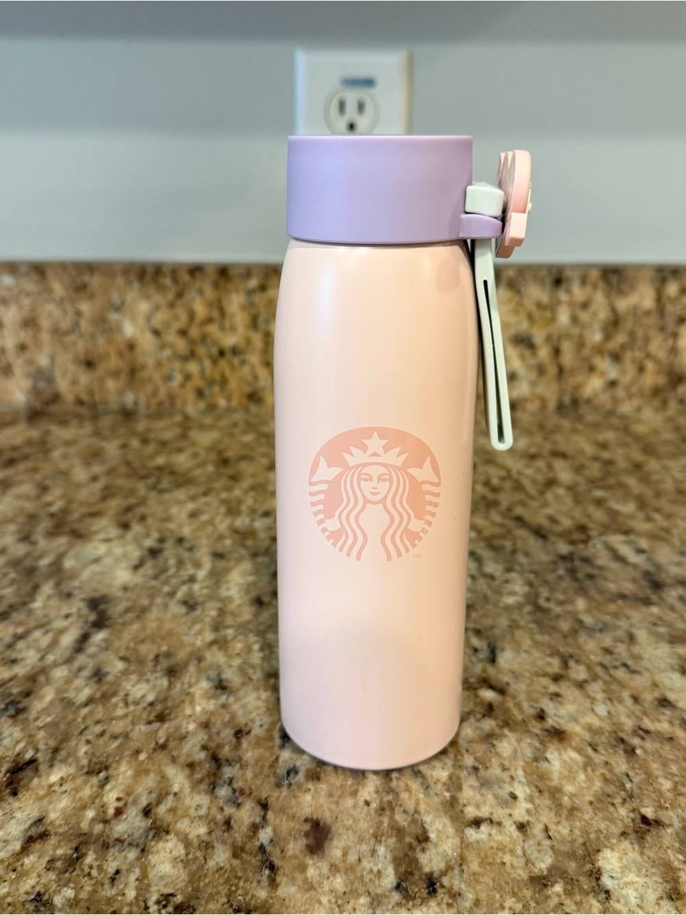 Starbucks Korea Pink Purple Valentine Mini Stainless Steel Water Bottle Tumbler
